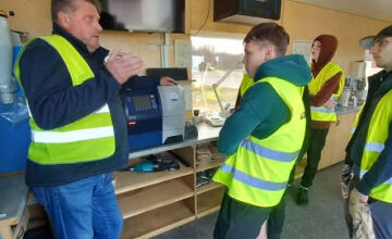 A1 grupas mācību ekskursija uz LPKS LATRAPS Barkavā