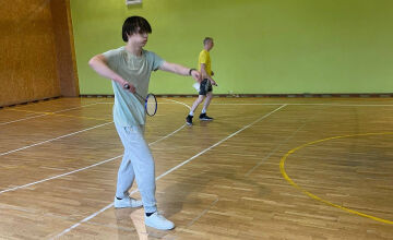 Badmintona sacensības jauniešiem