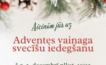 1.Adventes svecītes iedegšana Barkavas struktūrvienībā