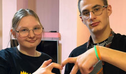 Sirsnīgais Valentīndienas pasākums dienesta viesnīcā