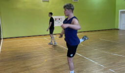 Badmintona sacensības jauniešiem 