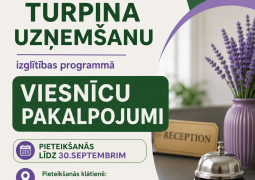 Tu vēl neesi nokavējis! 