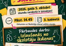 Izlaušanās no skolotāju dienas 