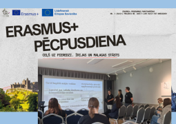 Audzēkņi dalās ERASMUS+ pieredzē