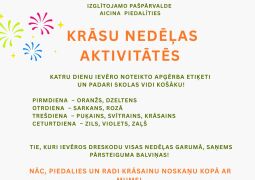 Krāsu nedēļas aktivitātes